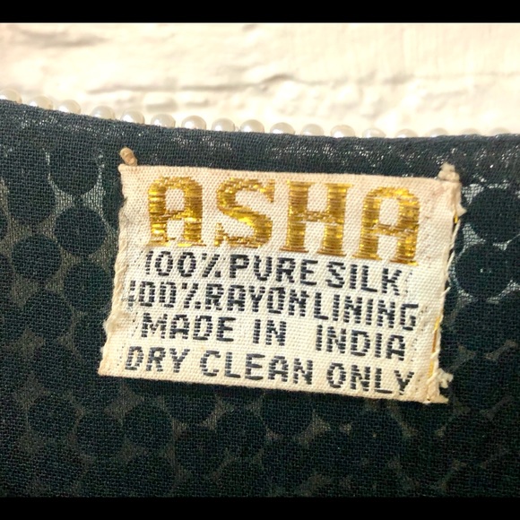 Vintage silk sequined and beaded sheath - Picture 5 of 8